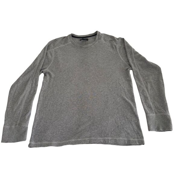 Banana Republic Pullover Sweater Men's Size Large Gray Lightweight Normcore - Picture 1 of 3